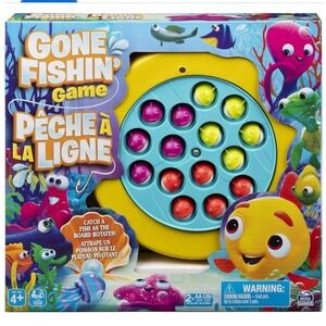 Gone Fishin‎ Game A Peche A La Ligne Musical Spinning Fishing Board Toddler Toy